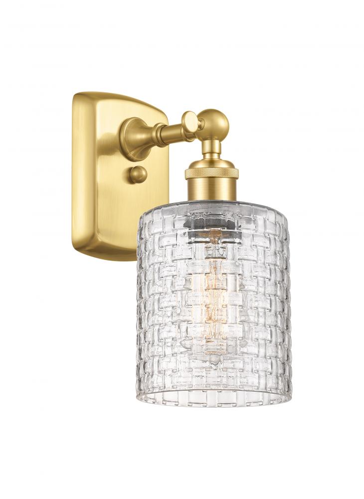 Cobbleskill - 1 Light - 5 inch - Satin Gold - Sconce