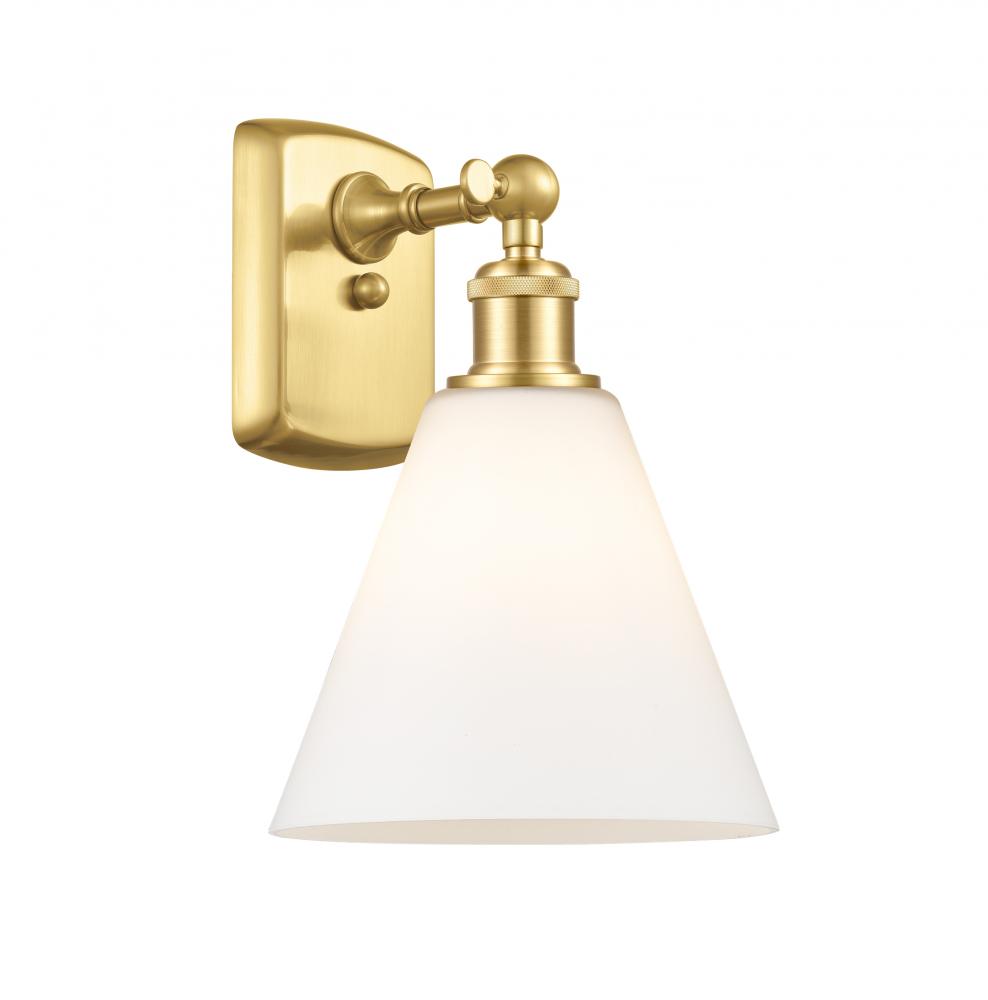 Berkshire - 1 Light - 8 inch - Satin Gold - Sconce