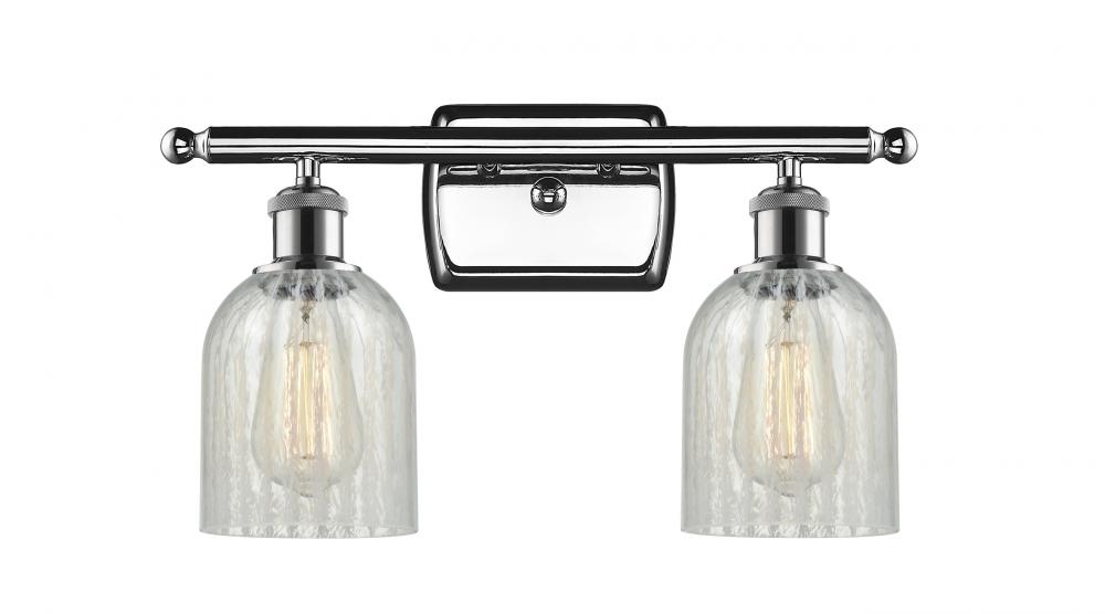 Caledonia - 2 Light - 15 inch - Polished Chrome - Bath Vanity Light