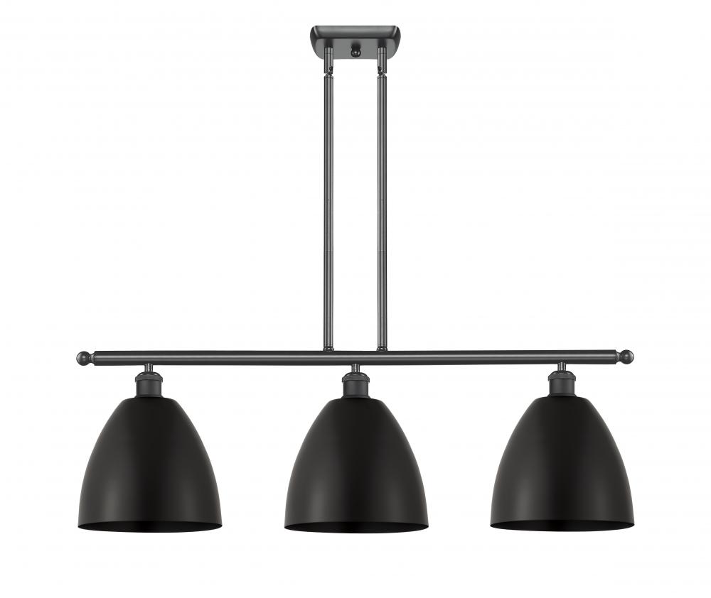 Bristol - 3 Light - 36 inch - Matte Black - Cord hung - Island Light