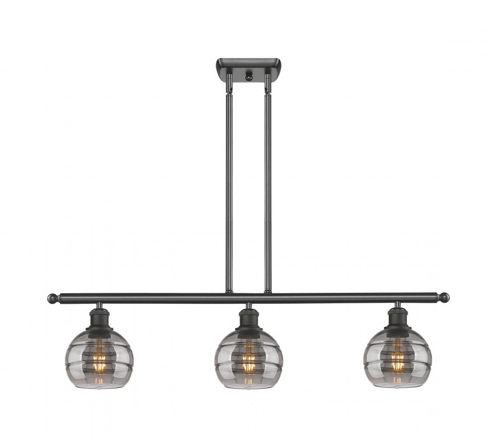 Rochester - 3 Light - 36 inch - Oil Rubbed Bronze - Cord hung - Island Light