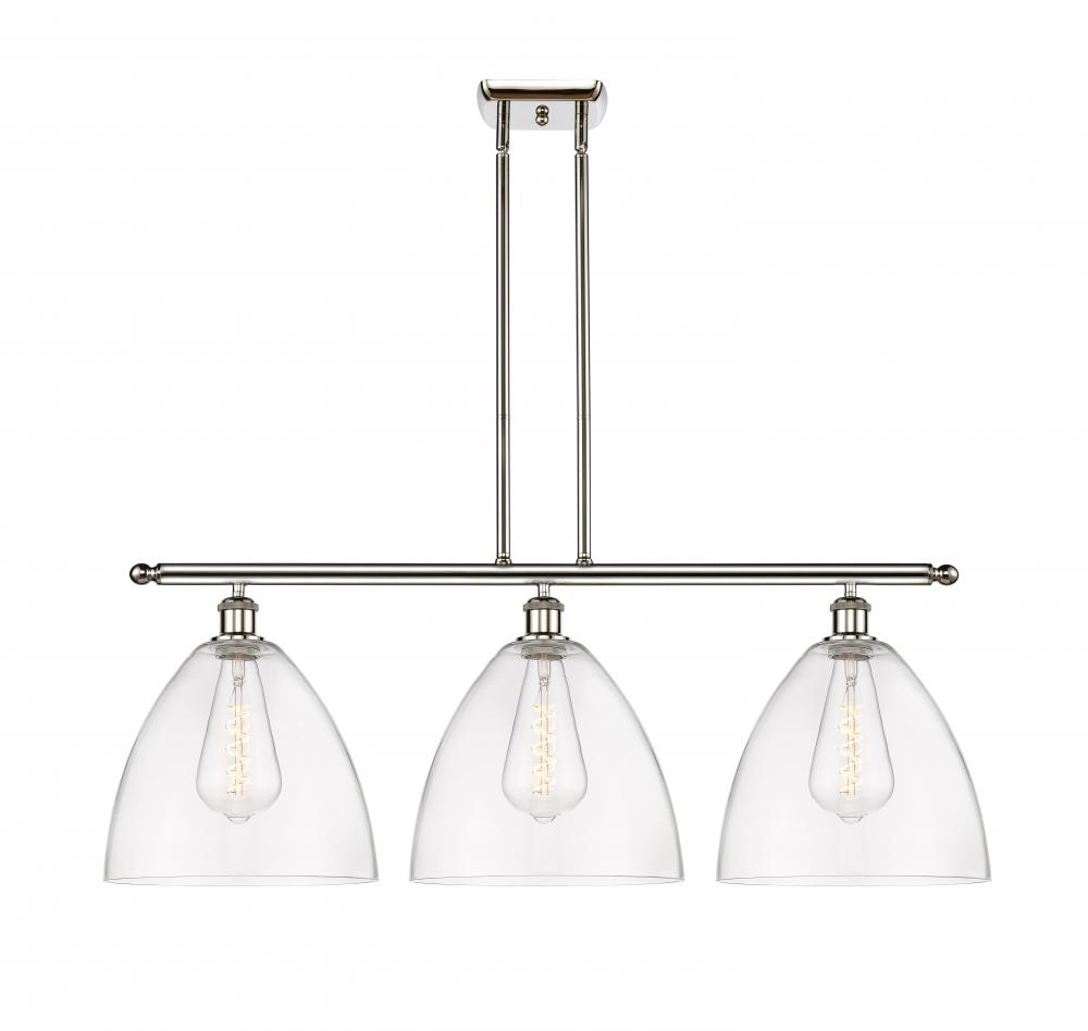 Bristol - 3 Light - 39 inch - Polished Nickel - Cord hung - Island Light