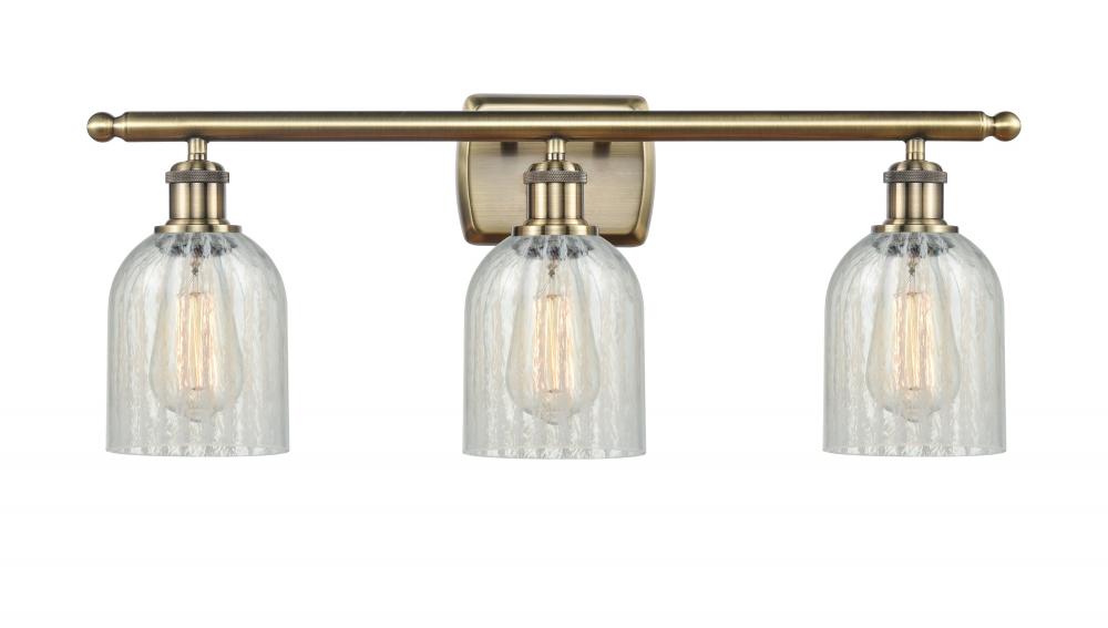 Caledonia - 3 Light - 25 inch - Antique Brass - Bath Vanity Light