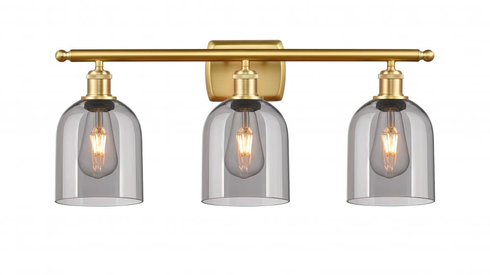 Bella - 3 Light - 26 inch - Satin Gold - Bath Vanity Light