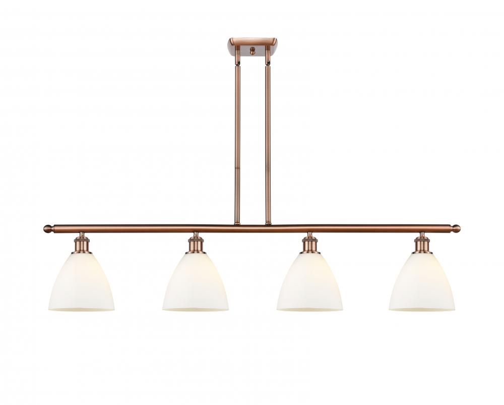 Bristol - 4 Light - 48 inch - Antique Copper - Cord hung - Island Light