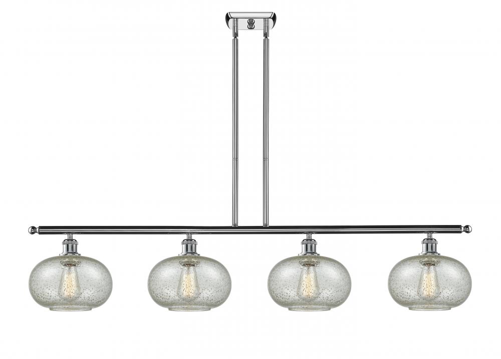 Gorham - 4 Light - 48 inch - Polished Chrome - Cord hung - Island Light