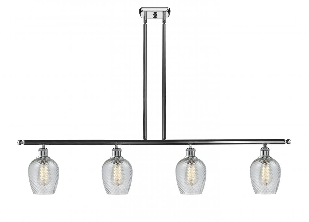 Salina - 4 Light - 48 inch - Polished Chrome - Cord hung - Island Light