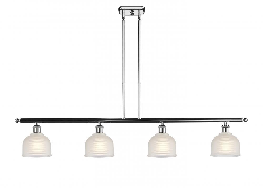 Dayton - 4 Light - 48 inch - Polished Chrome - Cord hung - Island Light