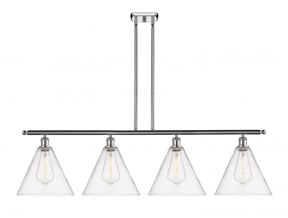 Berkshire - 4 Light - 50 inch - Polished Chrome - Cord hung - Island Light