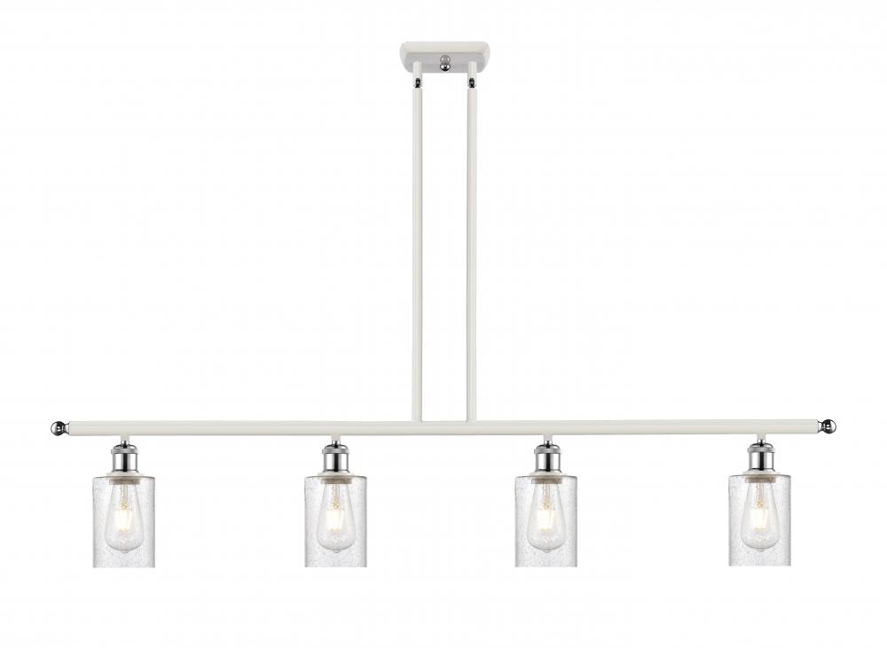 Clymer - 4 Light - 48 inch - White Polished Chrome - Cord hung - Island Light