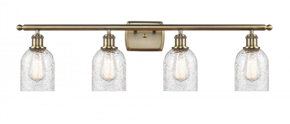 Caledonia - 4 Light - 35 inch - Antique Brass - Bath Vanity Light