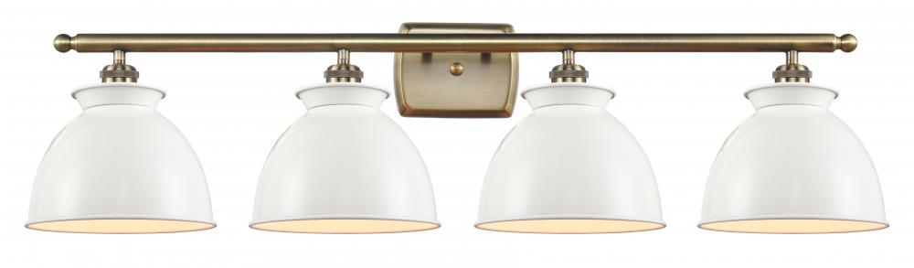 Adirondack - 4 Light - 38 inch - Antique Brass - Bath Vanity Light