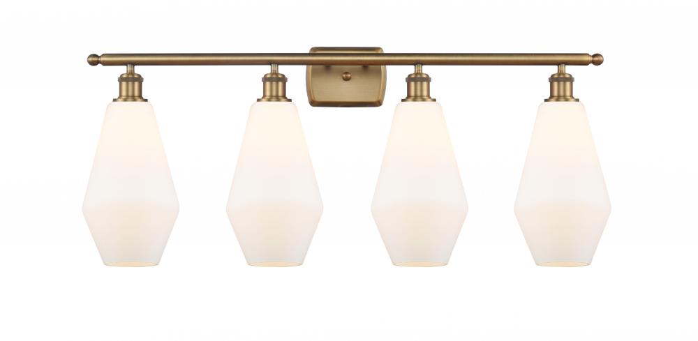 Cindyrella - 4 Light - 37 inch - Brushed Brass - Bath Vanity Light