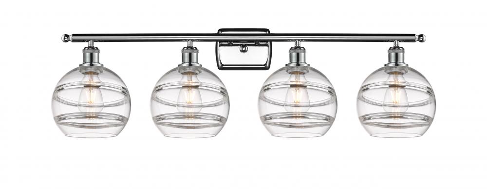 Rochester - 4 Light - 38 inch - Polished Chrome - Bath Vanity Light