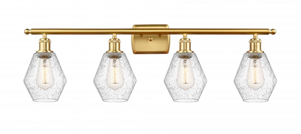 Cindyrella - 4 Light - 36 inch - Satin Gold - Bath Vanity Light