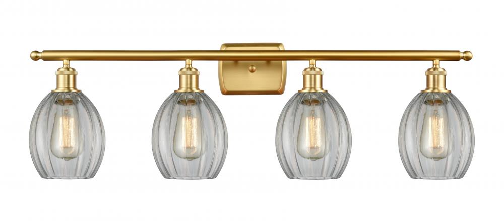 Eaton - 4 Light - 36 inch - Satin Gold - Bath Vanity Light