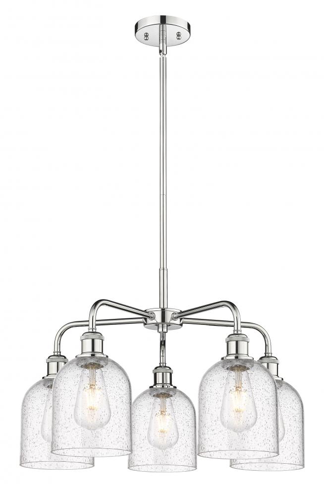 Bella - 5 Light - 24 inch - Polished Chrome - Chandelier