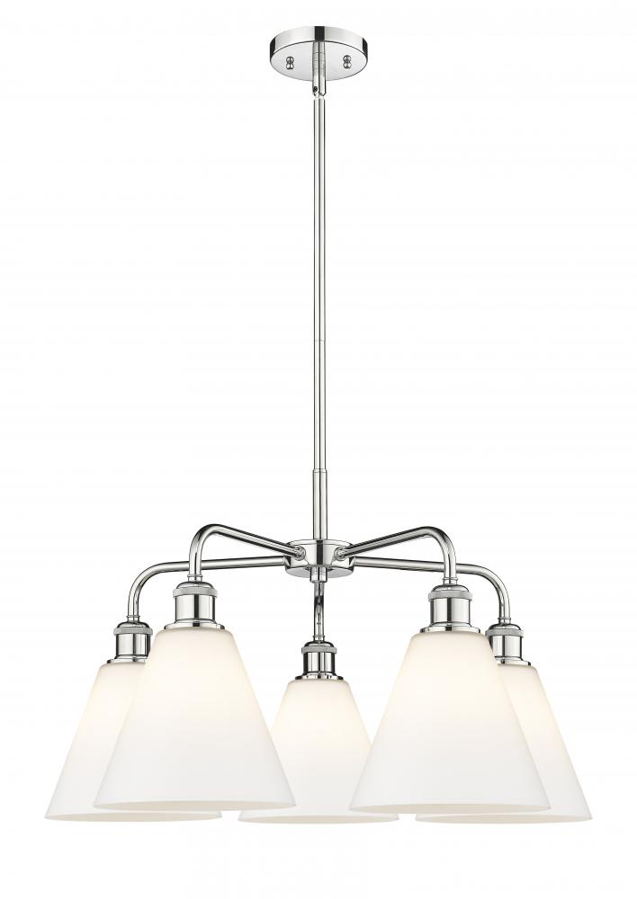 Berkshire - 5 Light - 26 inch - Polished Chrome - Chandelier