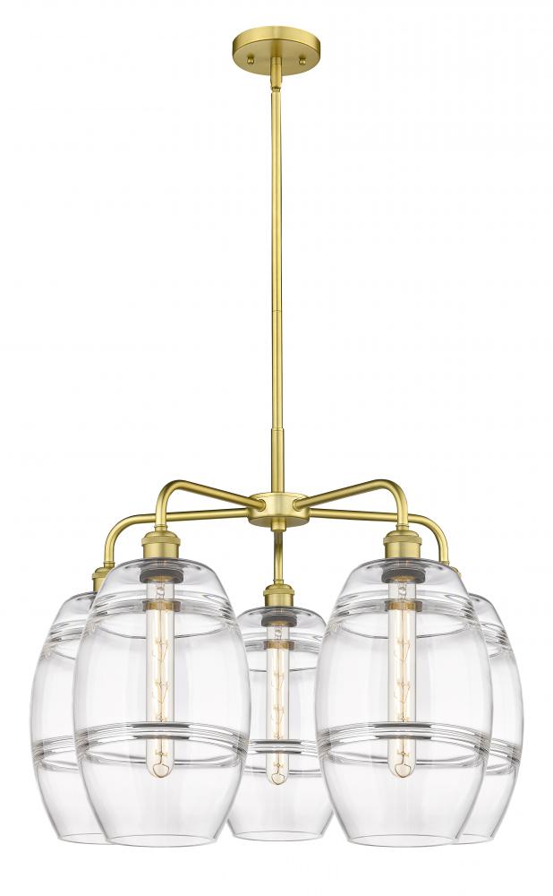 Vaz - 5 Light - 26 inch - Satin Gold - Chandelier