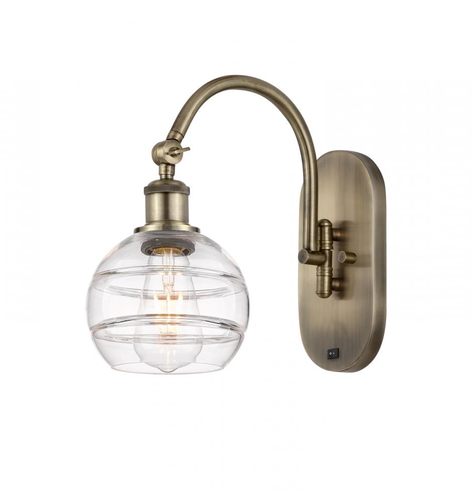 Rochester - 1 Light - 6 inch - Antique Brass - Sconce