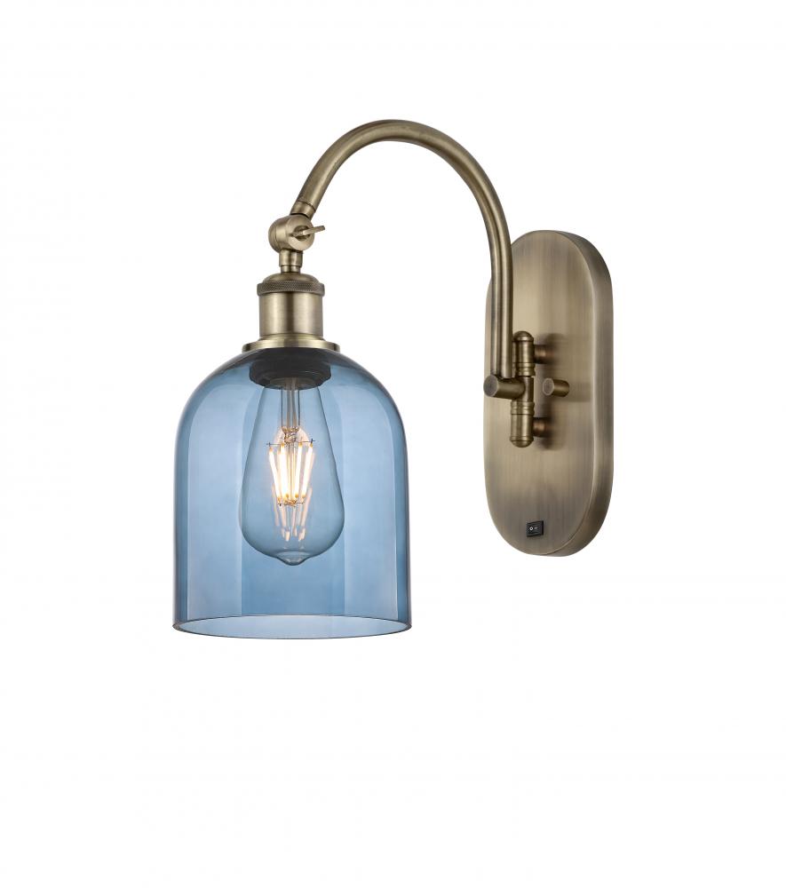 Bella - 1 Light - 6 inch - Antique Brass - Sconce