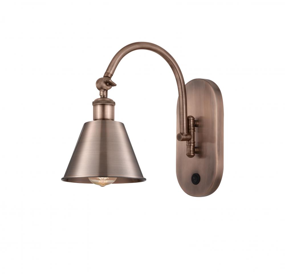 Smithfield - 1 Light - 7 inch - Antique Copper - Sconce