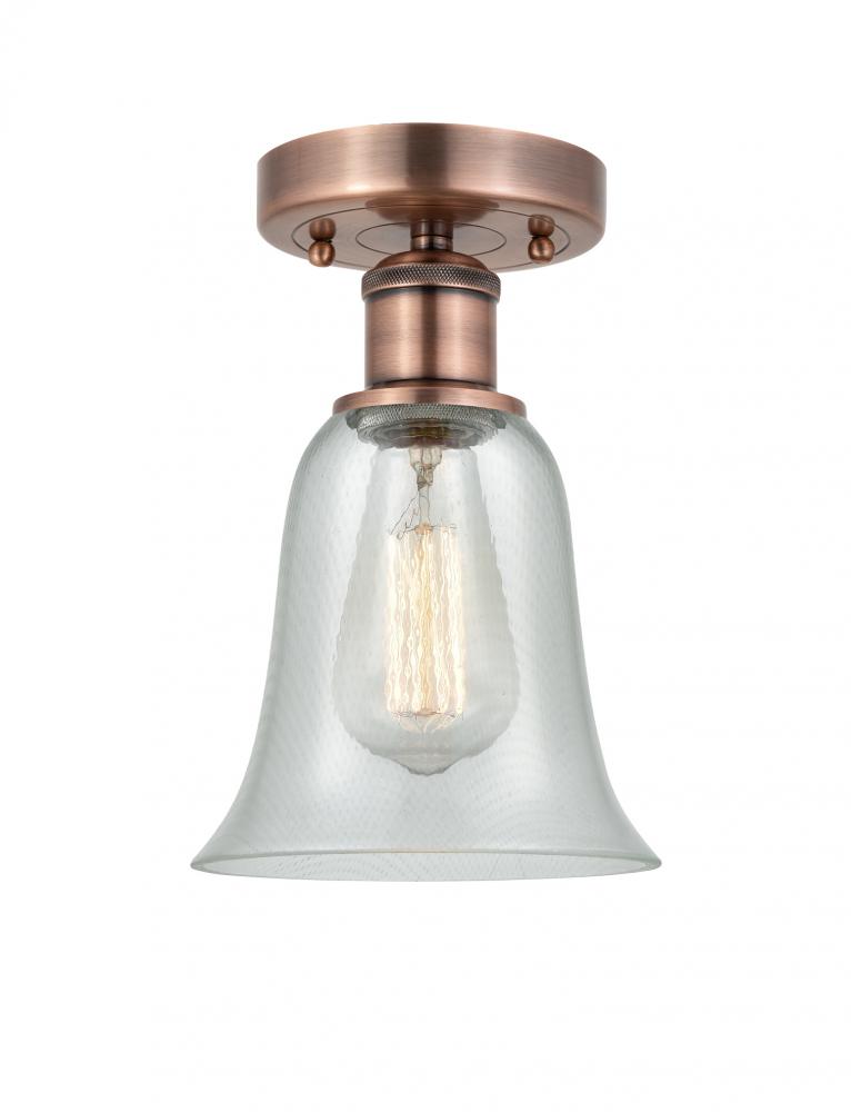 Hanover - 1 Light - 6 inch - Antique Copper - Flush Mount