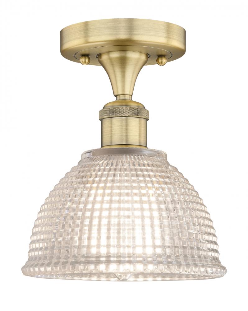 Arietta - 1 Light - 8 inch - Brushed Brass - Flush Mount