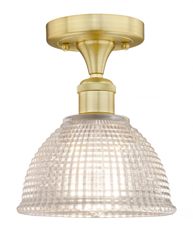 Arietta - 1 Light - 8 inch - Satin Gold - Flush Mount