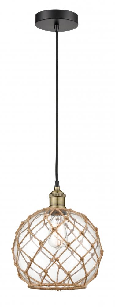 Edison - 1 Light - 10 inch - Black Antique Brass - Mini Pendant