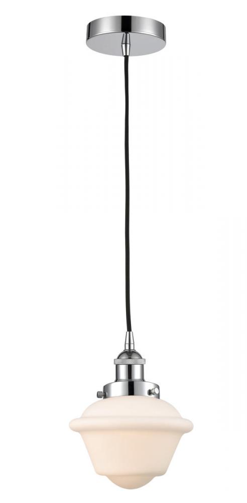 Oxford - 1 Light - 7 inch - Polished Chrome - Cord hung - Mini Pendant