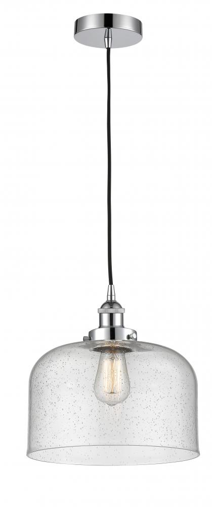 Bell - 1 Light - 12 inch - Polished Chrome - Cord hung - Mini Pendant