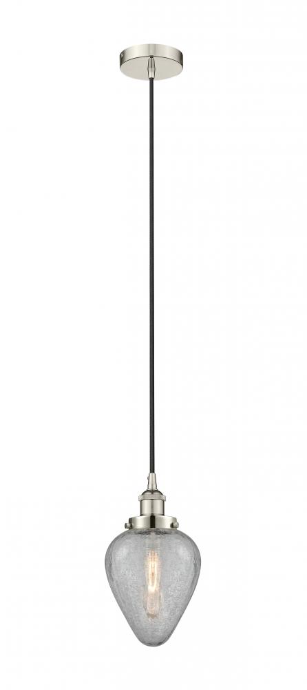 Geneseo - 1 Light - 7 inch - Polished Nickel - Mini Pendant