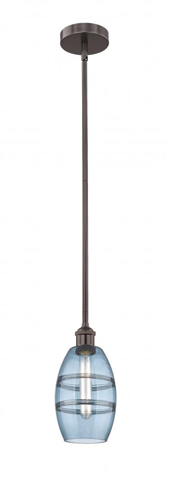 Vaz - 1 Light - 6 inch - Oil Rubbed Bronze - Cord hung - Mini Pendant