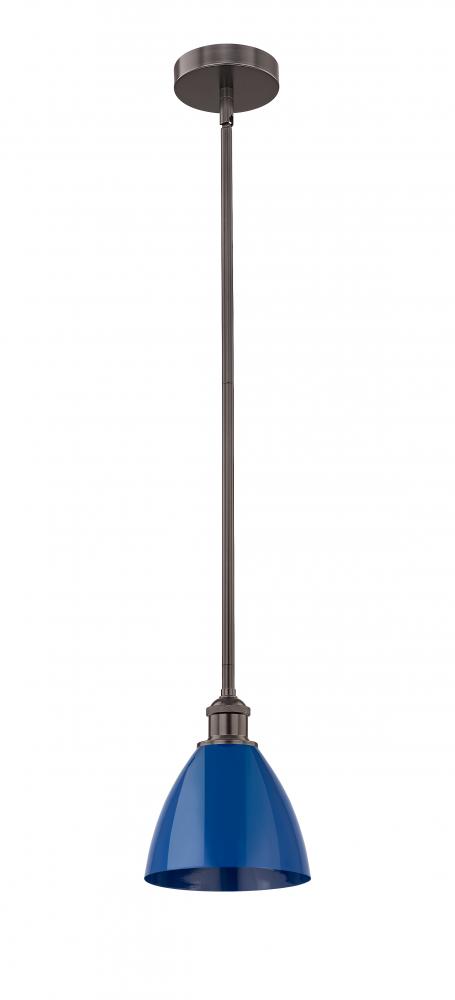 Plymouth - 1 Light - 8 inch - Oil Rubbed Bronze - Cord hung - Mini Pendant