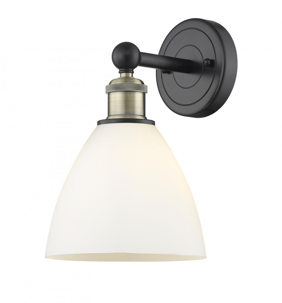 Bristol - 1 Light - 8 inch - Black Antique Brass - Sconce