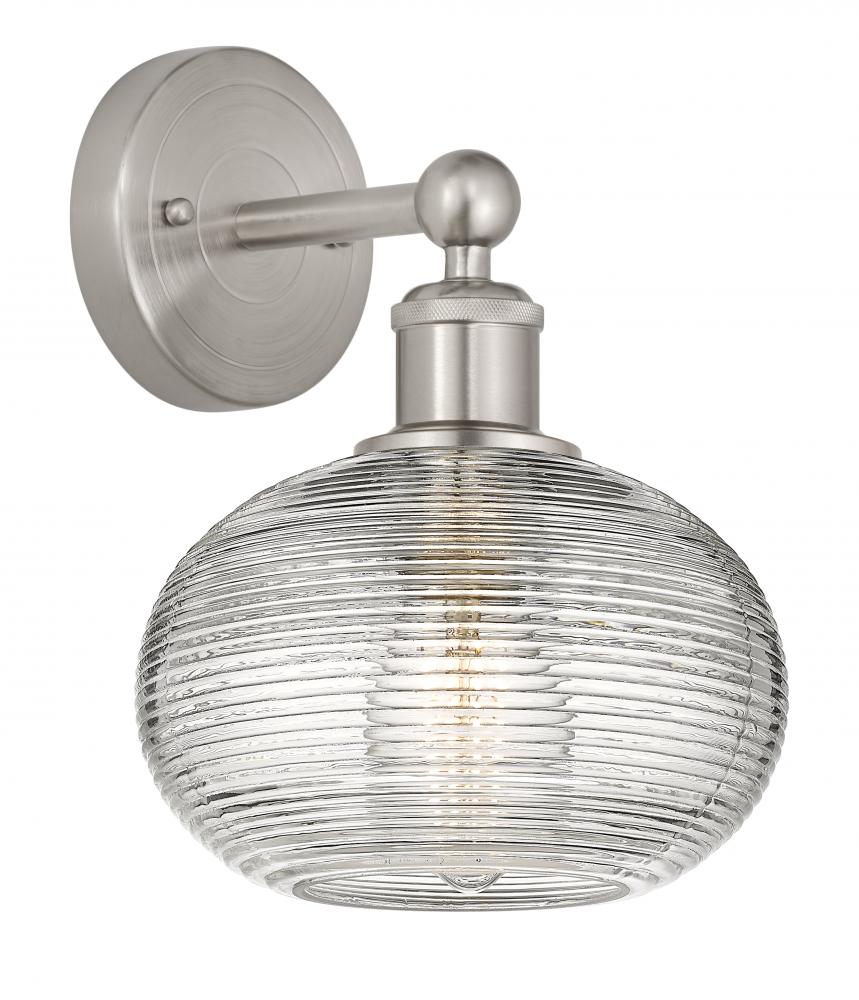 Ithaca - 1 Light - 8 inch - Satin Nickel - Sconce