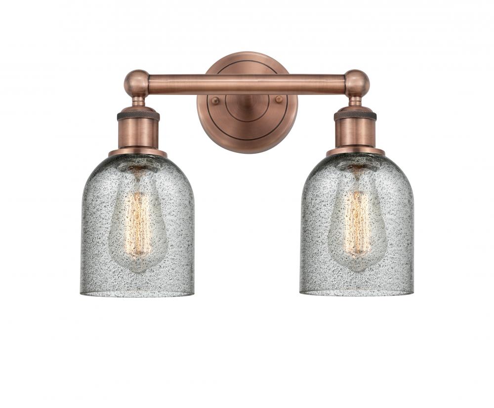 Caledonia - 2 Light - 14 inch - Antique Copper - Bath Vanity Light