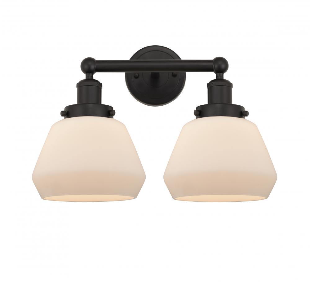 Fulton - 2 Light - 16 inch - Oil Rubbed Bronze - Bath Vanity Light