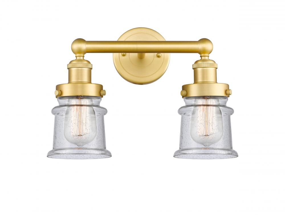 Canton - 2 Light - 14 inch - Satin Gold - Bath Vanity Light