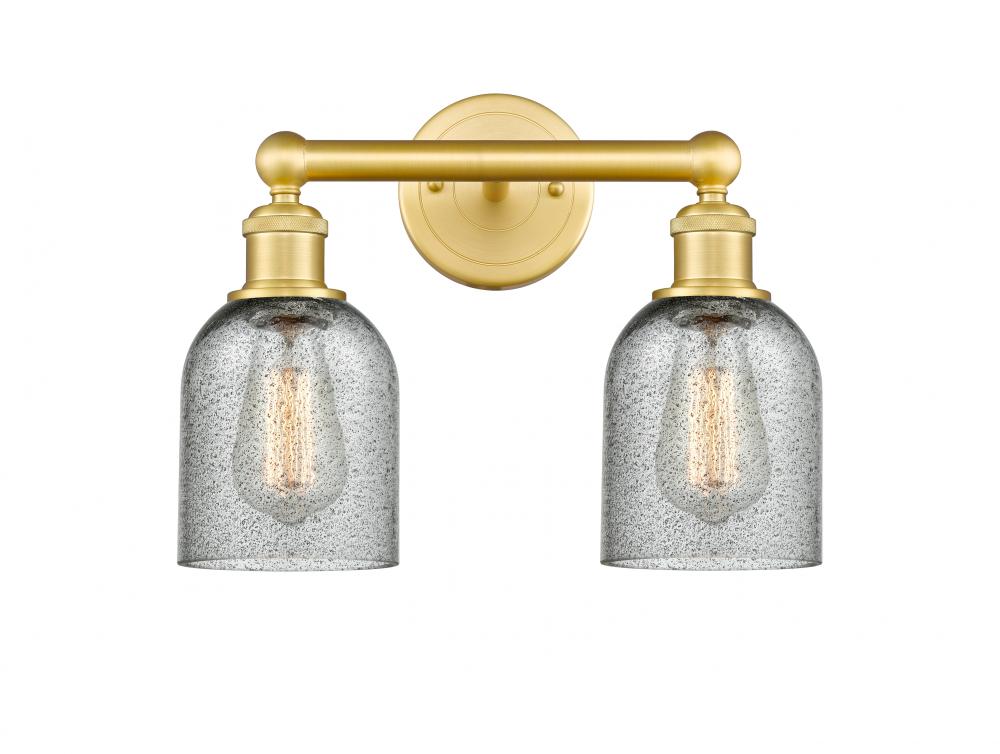 Caledonia - 2 Light - 14 inch - Satin Gold - Bath Vanity Light