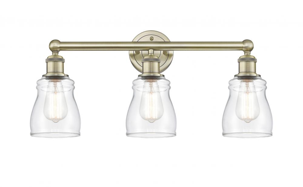 Ellery - 3 Light - 23 inch - Antique Brass - Bath Vanity Light