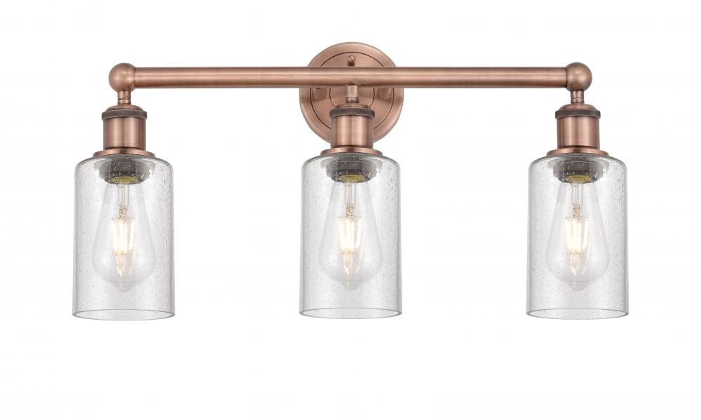 Clymer - 3 Light - 22 inch - Antique Copper - Bath Vanity Light