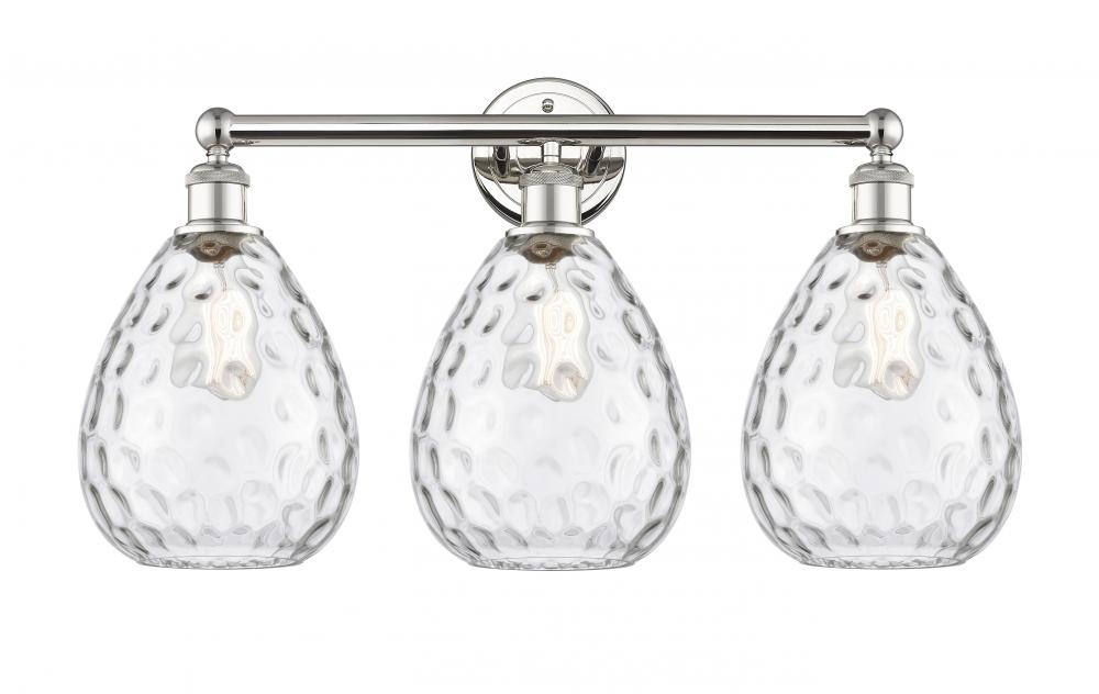 Waverly - 3 Light - 26 inch - Polished Nickel - Bath Vanity Light