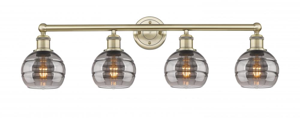 Rochester - 4 Light - 33 inch - Antique Brass - Bath Vanity Light