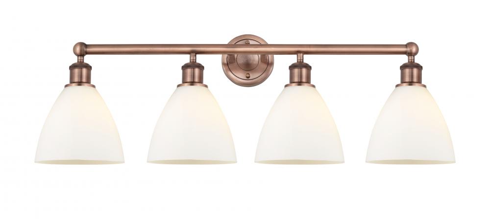 Bristol - 4 Light - 35 inch - Antique Copper - Bath Vanity Light