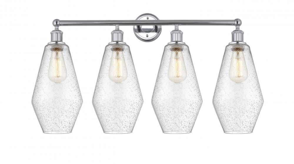 Cindyrella - 4 Light - 34 inch - Polished Chrome - Bath Vanity Light