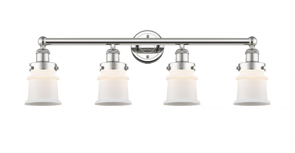 Canton - 4 Light - 32 inch - Polished Nickel - Bath Vanity Light