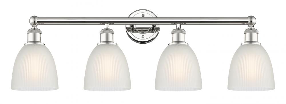 Castile - 4 Light - 33 inch - Polished Nickel - Bath Vanity Light