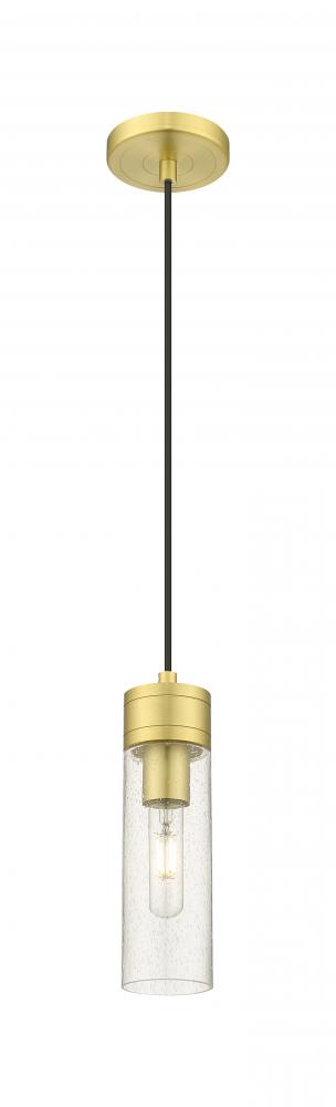 Boreas - 1 Light - 3 inch - Satin Gold - Cord Hung - Mini Pendant